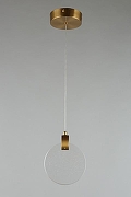 Подвесной светильник Aployt Freder1k APL.054.06.05 цвет плафона/подвески Прозрачный, цвет арматуры Латунь-5