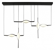 Подвесной светильник Aployt Krys1a APL.060.03.45 цвет плафона/подвески Прозрачный, цвет арматуры Черный