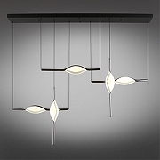 Подвесной светильник Aployt Krys1a APL.060.03.45 цвет плафона/подвески Прозрачный, цвет арматуры Черный-1