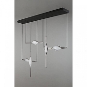 Подвесной светильник Aployt Krys1a APL.060.03.45 цвет плафона/подвески Прозрачный, цвет арматуры Черный-2
