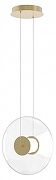 Подвесной светильник Aployt Mar1tt APL.063.06.18 цвет плафона/подвески Прозрачный, цвет арматуры Латунь-1