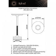 Настольная лампа Aployt Markel APL.064.14.05 цвет плафона/подвески Никель, цвет арматуры Никель-1