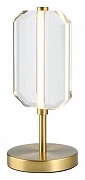 Настольная лампа Aployt Lakres APL.070.04.05 цвет плафона/подвески Прозрачный, цвет арматуры Латунь