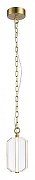 Подвесной светильник Aployt Lakres APL.070.06.05 цвет плафона/подвески Прозрачный, цвет арматуры Латунь-1