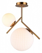 Светильник на штанге Aployt Marzena APL.300.07.02 цвет плафона/подвески Белый, цвет арматуры Бронза