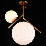 Светильник на штанге Aployt Marzena APL.300.07.02 цвет плафона/подвески Белый, цвет арматуры Бронза-1