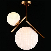 Светильник на штанге Aployt Marzena APL.300.07.02 цвет плафона/подвески Белый, цвет арматуры Бронза-2