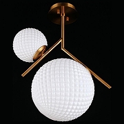 Светильник на штанге Aployt Marzena APL.300.07.02 цвет плафона/подвески Белый, цвет арматуры Бронза-4