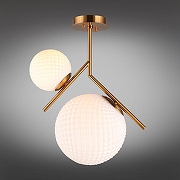 Светильник на штанге Aployt Marzena APL.300.07.02 цвет плафона/подвески Белый, цвет арматуры Бронза-10