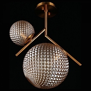 Светильник на штанге Aployt Marzena APL.300.17.02 цвет плафона/подвески Коричневый, цвет арматуры Бронза-3