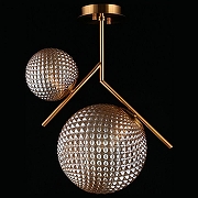 Светильник на штанге Aployt Marzena APL.300.17.02 цвет плафона/подвески Коричневый, цвет арматуры Бронза-4