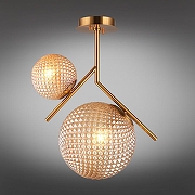 Светильник на штанге Aployt Marzena APL.300.17.02 цвет плафона/подвески Коричневый, цвет арматуры Бронза-10