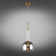 Подвесной светильник Aployt Kr1stel APL.304.06.01 цвет плафона/подвески Светло-серый, цвет арматуры Бронза-10