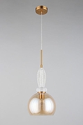 Подвесной светильник Aployt Kr1stel APL.304.16.01 цвет плафона/подвески Оранжевый, цвет арматуры Бронза-6