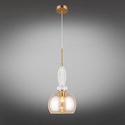 Подвесной светильник Aployt Kr1stel APL.304.16.01 цвет плафона/подвески Оранжевый, цвет арматуры Бронза-10