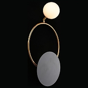 Бра Aployt Elonora APL.306.01.02 цвет плафона/подвески Белый, цвет арматуры Бронза, Черный-1