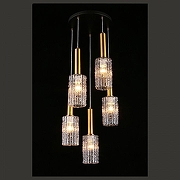 Подвесной светильник Aployt Henr1te APL.310.13.05 цвет плафона/подвески Светло-серый, цвет арматуры Золото, Черный-2