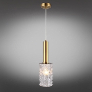 Подвесной светильник Aployt Henr1te APL.310.16.01 цвет плафона/подвески Светло-серый, цвет арматуры Латунь-2