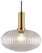 Подвесной светильник Aployt Kornelc1a APL.311.06.01 цвет плафона/подвески Прозрачный, цвет арматуры Латунь