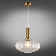 Подвесной светильник Aployt Kornelc1a APL.311.06.01 цвет плафона/подвески Прозрачный, цвет арматуры Латунь-4