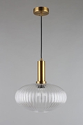 Подвесной светильник Aployt Kornelc1a APL.311.06.01 цвет плафона/подвески Прозрачный, цвет арматуры Латунь-5