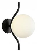 Бра Aployt Jagna APL.312.01.01 цвет плафона/подвески Белый, цвет арматуры Черный