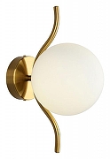 Бра Aployt Jagna APL.312.11.01 цвет плафона/подвески Белый, цвет арматуры Латунь