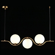 Подвесной светильник Aployt Jagna APL.312.13.03 цвет плафона/подвески Белый, цвет арматуры Латунь-2