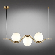 Подвесной светильник Aployt Jagna APL.312.13.03 цвет плафона/подвески Белый, цвет арматуры Латунь-14