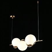 Подвесной светильник Aployt Jagna APL.312.13.03 цвет плафона/подвески Белый, цвет арматуры Латунь-15