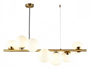 Подвесной светильник Aployt Jagna APL.312.13.07 цвет плафона/подвески Белый, цвет арматуры Латунь-1