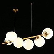 Подвесной светильник Aployt Jagna APL.312.13.07 цвет плафона/подвески Белый, цвет арматуры Латунь-6