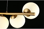 Подвесной светильник Aployt Jagna APL.312.13.07 цвет плафона/подвески Белый, цвет арматуры Латунь-13