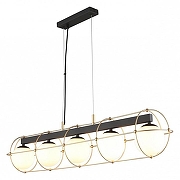 Подвесной светильник Aployt Mahot APL.317.03.05 цвет плафона/подвески Белый, цвет арматуры Золото, Черный-1