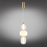 Подвесной светильник Aployt S1monet APL.318.06.29 цвет плафона/подвески Белый, Прозрачный, цвет арматуры Латунь-2