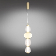 Подвесной светильник Aployt S1monet APL.318.16.29 цвет плафона/подвески Белый, Прозрачный, цвет арматуры Латунь-2