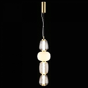 Подвесной светильник Aployt S1monet APL.318.16.29 цвет плафона/подвески Белый, Прозрачный, цвет арматуры Латунь-3