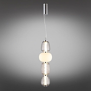 Подвесной светильник Aployt Ol1wc1a APL.319.16.29 цвет плафона/подвески Белый, Серый, цвет арматуры Хром-2