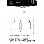 Бра Aployt Ar1an APL.325.21.01 цвет плафона/подвески Бежевый, цвет арматуры Бронза-11