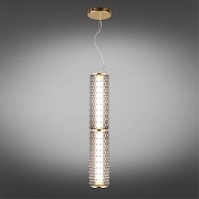 Подвесной светильник Aployt Ozann APL.331.16.29 цвет плафона/подвески Светло-серый, цвет арматуры Золото-14