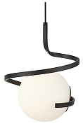 Подвесной светильник Aployt Dez1re APL.333.06.01 цвет плафона/подвески Белый, цвет арматуры Черный