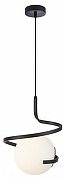 Подвесной светильник Aployt Dez1re APL.333.06.01 цвет плафона/подвески Белый, цвет арматуры Черный-1