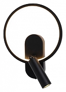 Бра с подсветкой Aployt Monik APL.346.01.02 цвет плафона/подвески Черный, цвет арматуры Черный