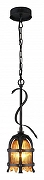 Подвесной светильник Aployt Simona APL.500.06.01 цвет плафона/подвески Янтарный, цвет арматуры Черный-1