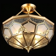 Светильник на штанге Aployt Leoni APL.625.17.04 цвет плафона/подвески Белый, Прозрачный, цвет арматуры Бронза-3