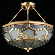 Светильник на штанге Aployt Leoni APL.625.17.04 цвет плафона/подвески Белый, Прозрачный, цвет арматуры Бронза-5