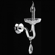 Бра Aployt Emmanuel APL.628.01.01 цвет плафона/подвески Прозрачный, цвет арматуры Белый, Хром