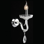 Бра Aployt Emmanuel APL.628.01.01 цвет плафона/подвески Прозрачный, цвет арматуры Белый, Хром-2