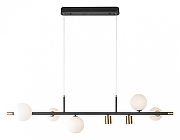 Подвесной светильник Aployt Klaudia APL.644.03.07 цвет плафона/подвески Белый, Золото, цвет арматуры Черный-1