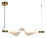 Подвесной светильник Aployt Adilin APL.647.03.12 цвет плафона/подвески Прозрачный, цвет арматуры Латунь-1
